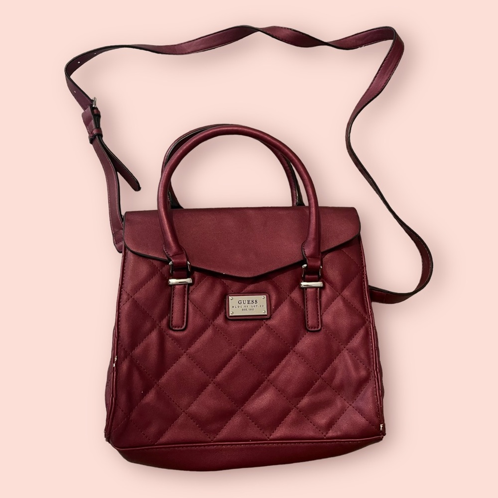Guess quilted hand bag